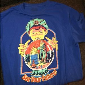 Blue Steven Rhodes Shirt